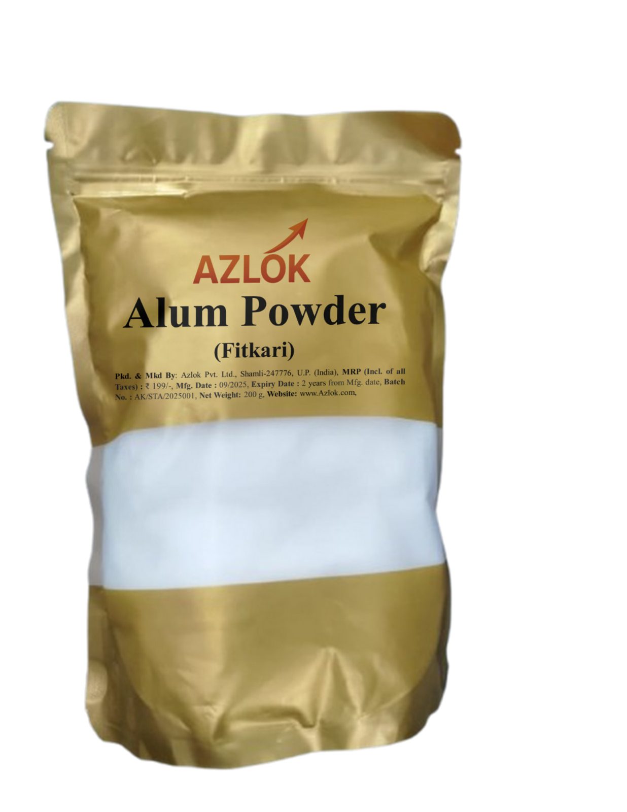 Azlok Alum Powder (Fitkari) 400 g | Azlok